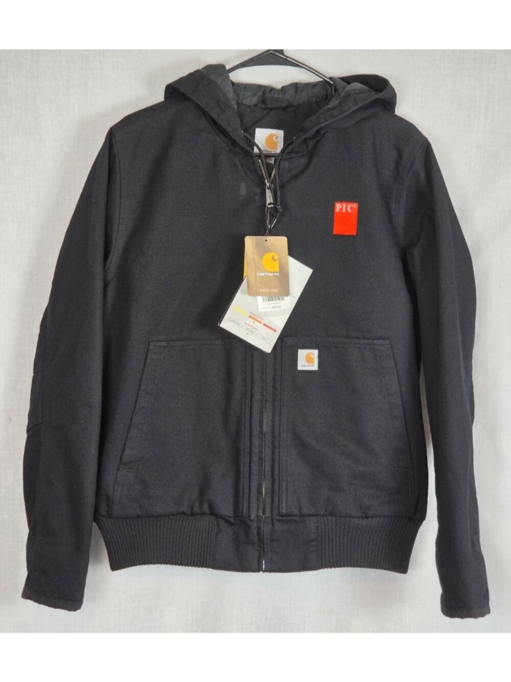Carhartt Bomber Coat Jacket NWT! Womens M Black Canvas Chore Work Winter Fall